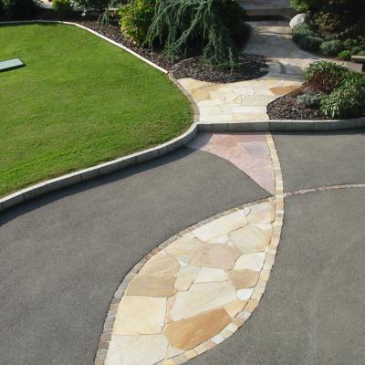 Dallage dans l'enrobé Thonon