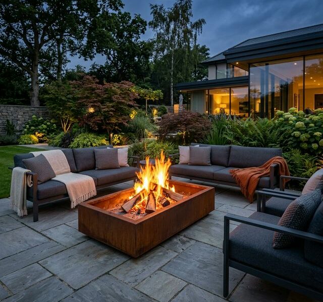 Brasero et Cheminée d’Extérieur : Aménagement paysager et règles de sécurité