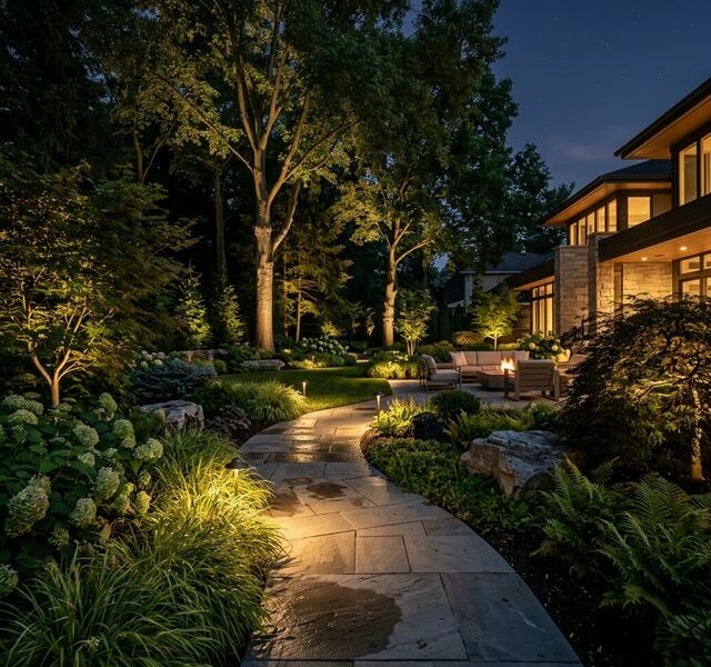 Éclairage Paysager : Comment mettre en valeur votre jardin nocturne