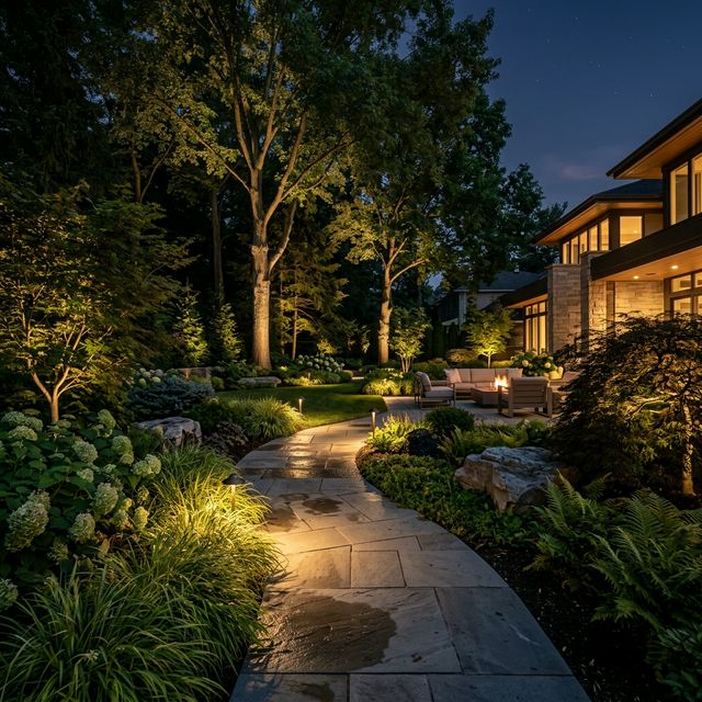 Éclairage Paysager : Comment mettre en valeur votre jardin nocturne