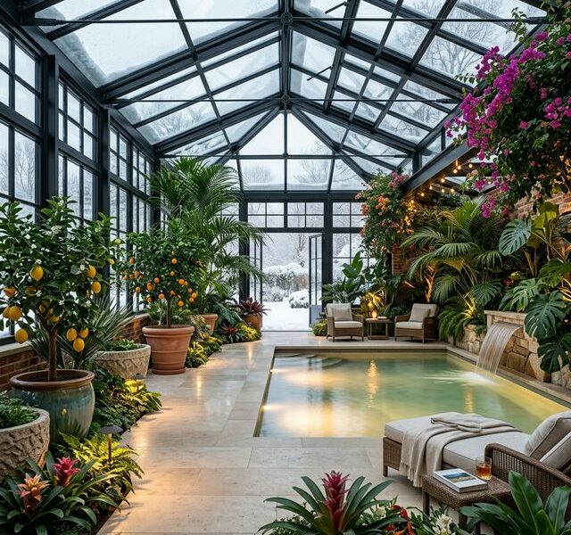 Transformer son abri de piscine en magnifique Jardin d’Hiver