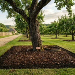 Le Meilleur Paillage pour Retenir l&rsquo;Humidité au pied de vos Arbres Fruitiers