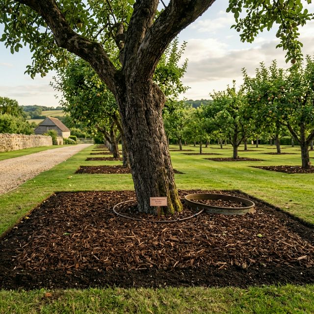 Le Meilleur Paillage pour Retenir l’Humidité au pied de vos Arbres Fruitiers