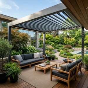 Pergola bioclimatique adossée ou autoportée : le comparatif