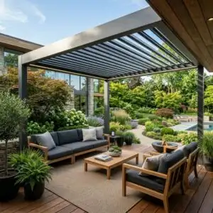 Pergola bioclimatique adossée ou autoportée : le comparatif