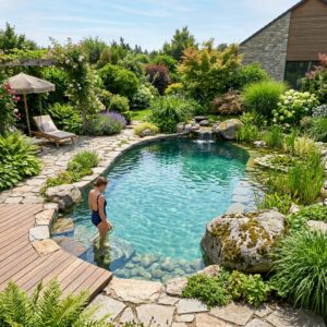 Piscine naturelle vs traditionnelle : Budget, avantages et entretien annuel