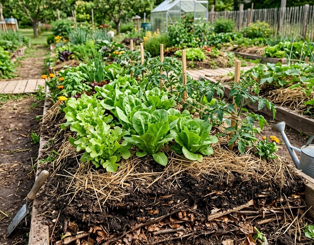 Créer une butte en permaculture (Culture en lasagne) : Le guide étape par étape