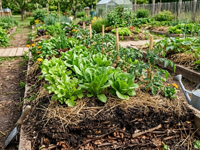 Créer une butte en permaculture (Culture en lasagne) : Le guide étape par étape