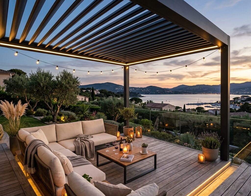 Pergola bioclimatique ou tonnelle paysagère : Quel abri d’exception pour votre terrasse ?