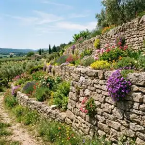 Muret en pierre sèche : structurer son jardin avec élégance