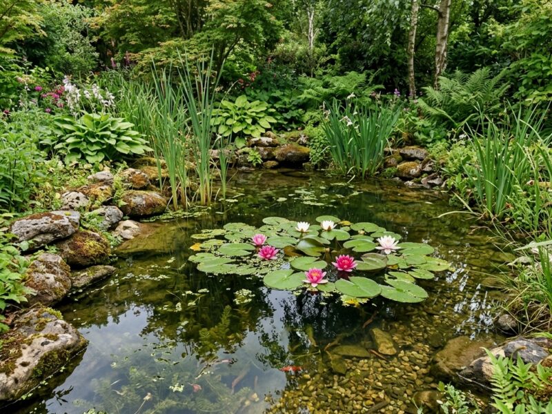 Créer un bassin naturel : Le guide pour un écosystème aquatique autonome