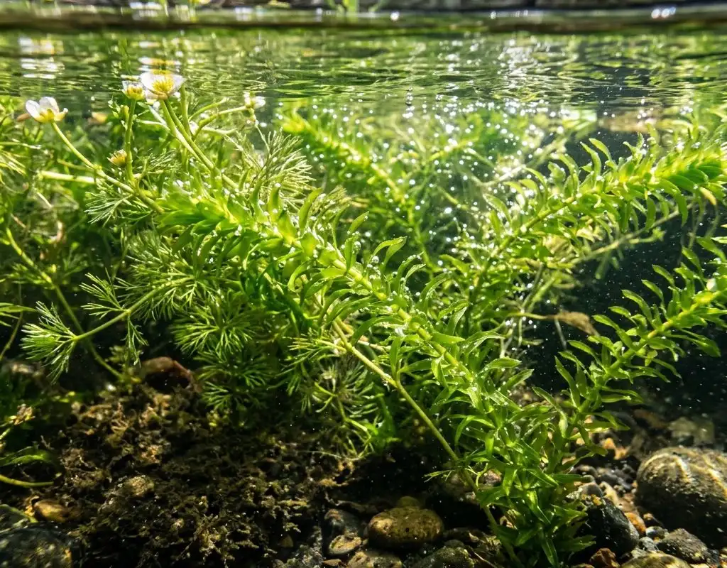 Oxygenating and Purifying Pond Plants for Clear Water - Les Jardins d'un Chatelain
