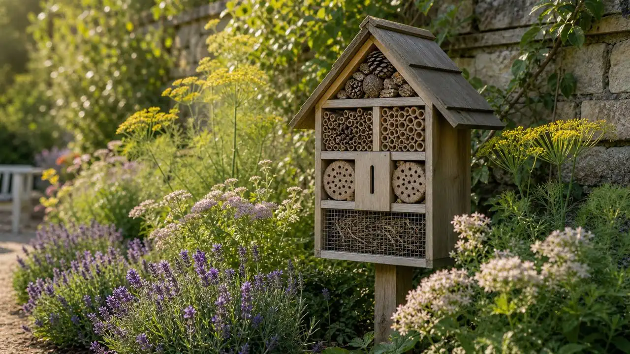 Atraer insectos beneficiosos al jardin - Les Jardins d'un Chatelain