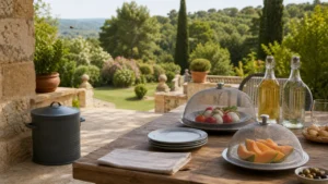 Living soil and natural garden care in a refined estate garden