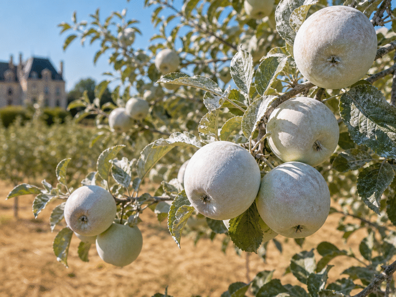 Illustration de jardin de caractere pour Échaudage des fruits : prévenir les coups de soleil au verger