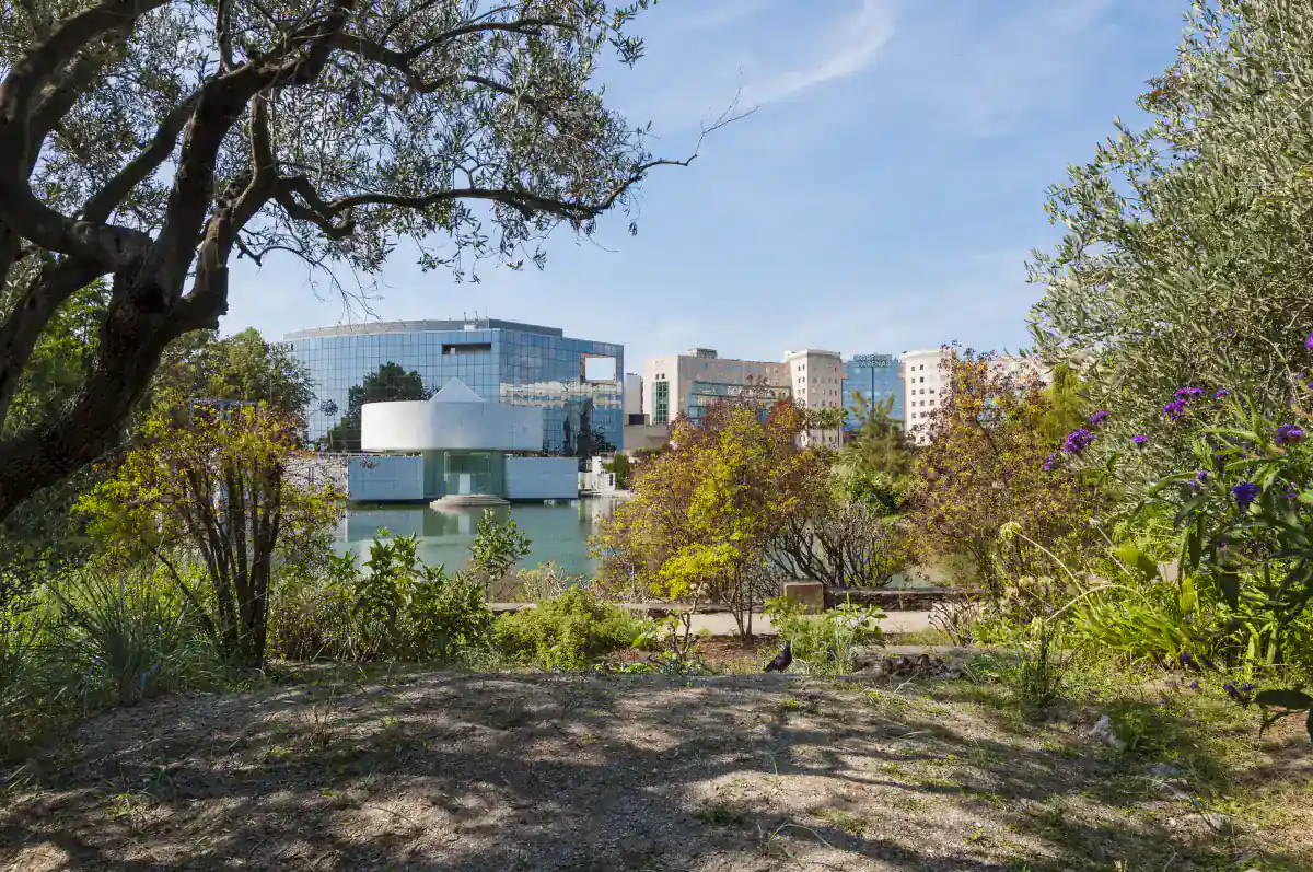 Végétation, eau et cheminement à l’intérieur du Parc Phoenix à Nice